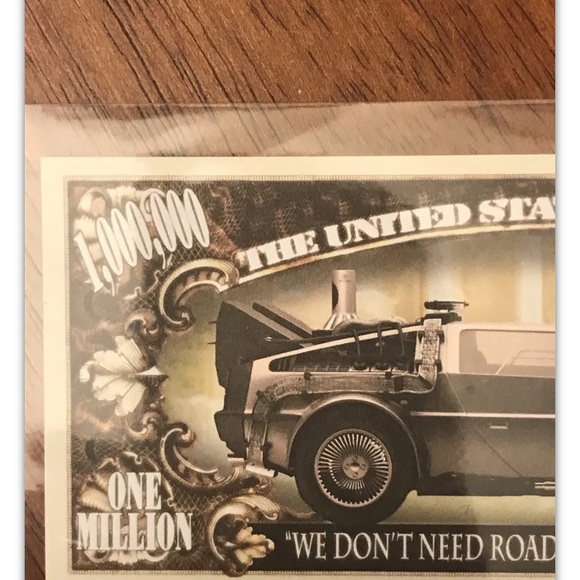 BRAND NEW!💯 BACK TO THE FUTURE NOVELTY NOTE WITH 4 GLOSSY POSTERS BUNDLE SET!🤩 - Picture 5 of 12